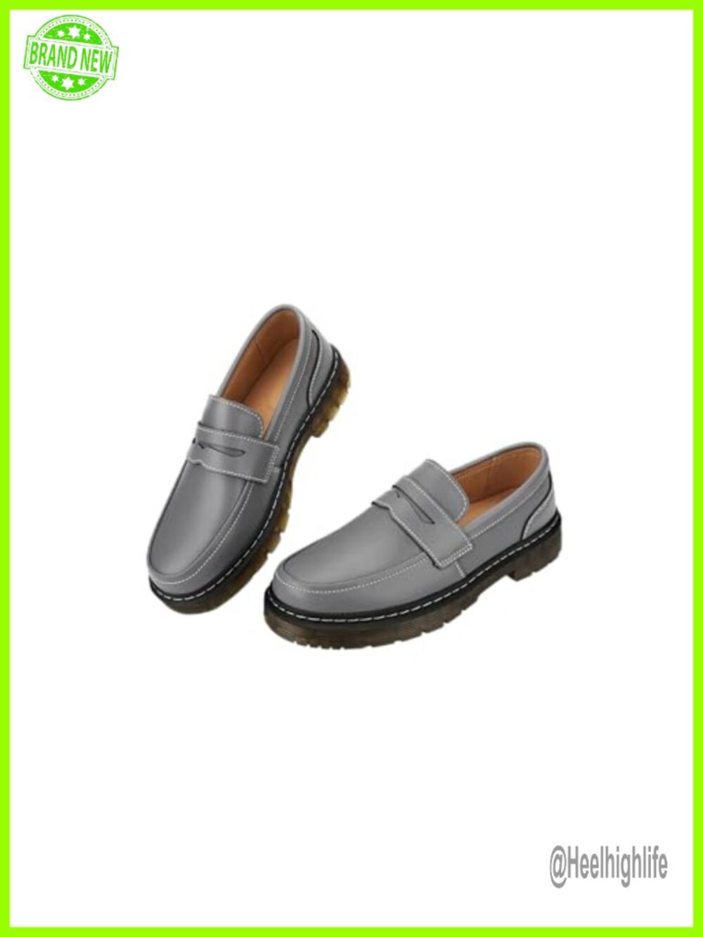 Women's Classic Penny Loafers Slip-On Memory Foam Comfort Leather Mocc